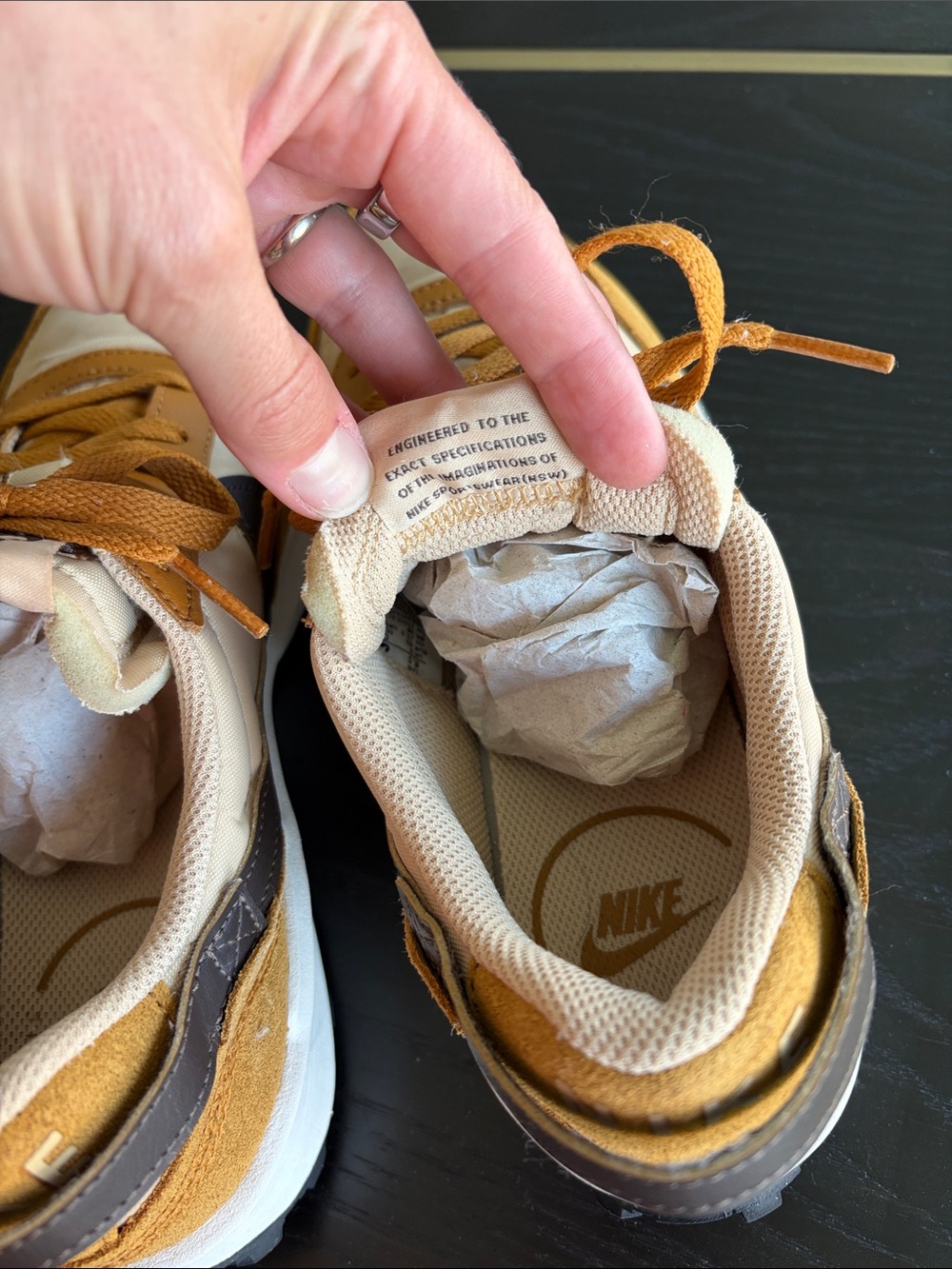Nike Waffle Debut - Sesame Baroque Brown - Picture 11 of 13